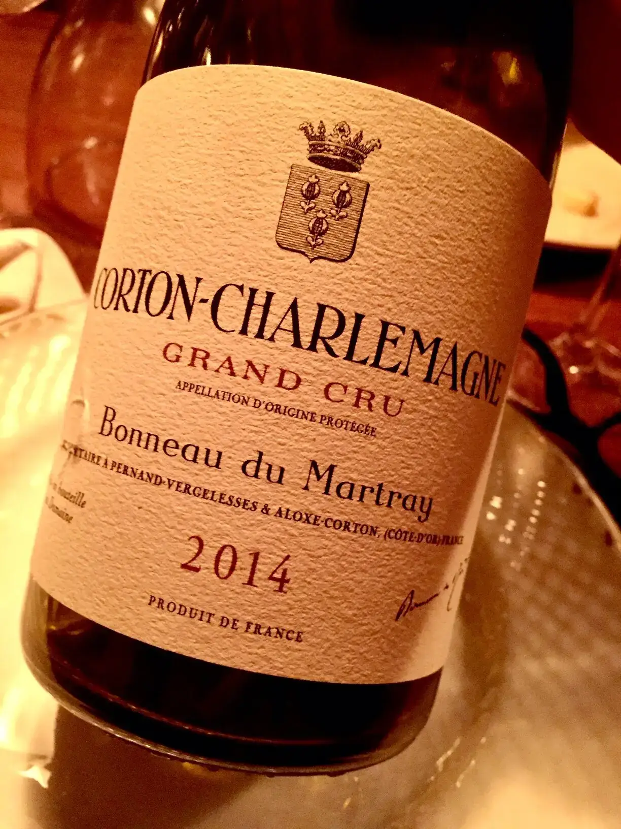 Bonneau du Martray – a vertical