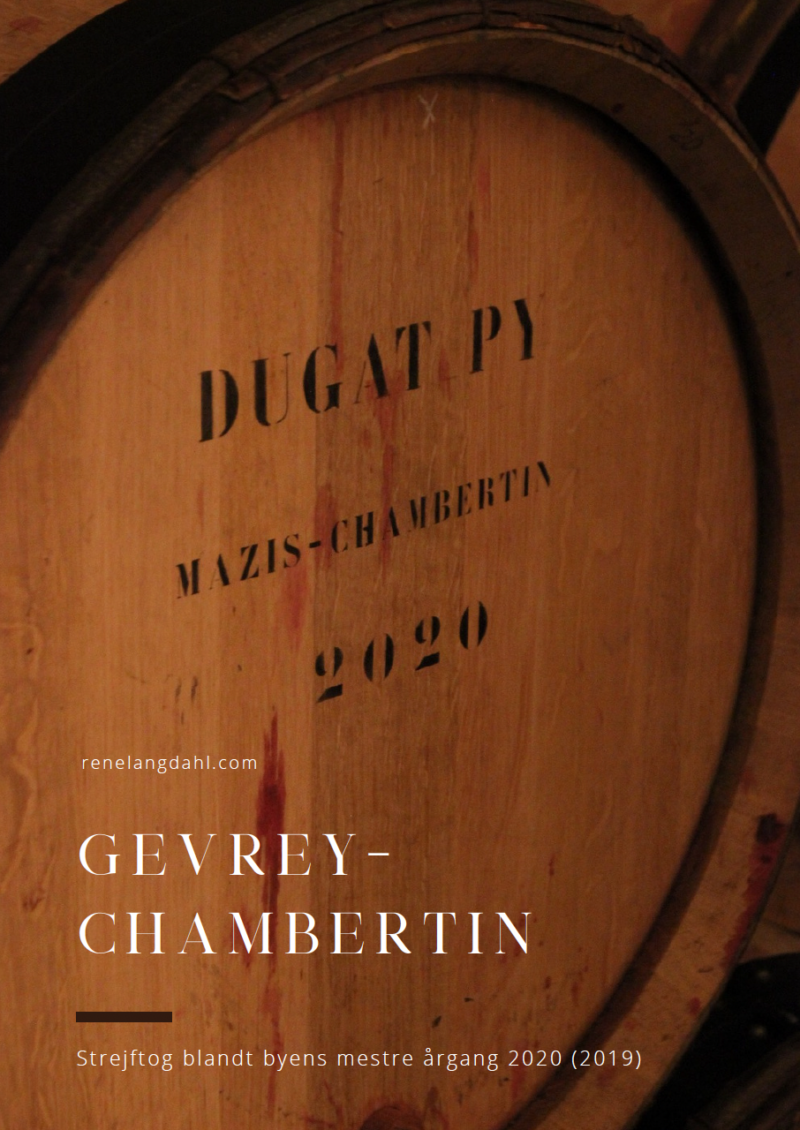 Gevrey-Chambertin årgang 2020 (2019) - vinrapport