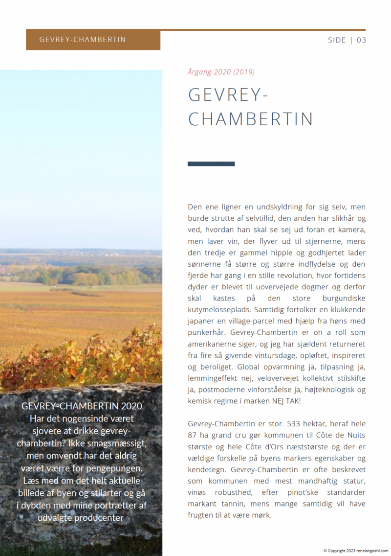 Gevrey-Chambertin årgang 2020 (2019) - vinrapport - Image 3