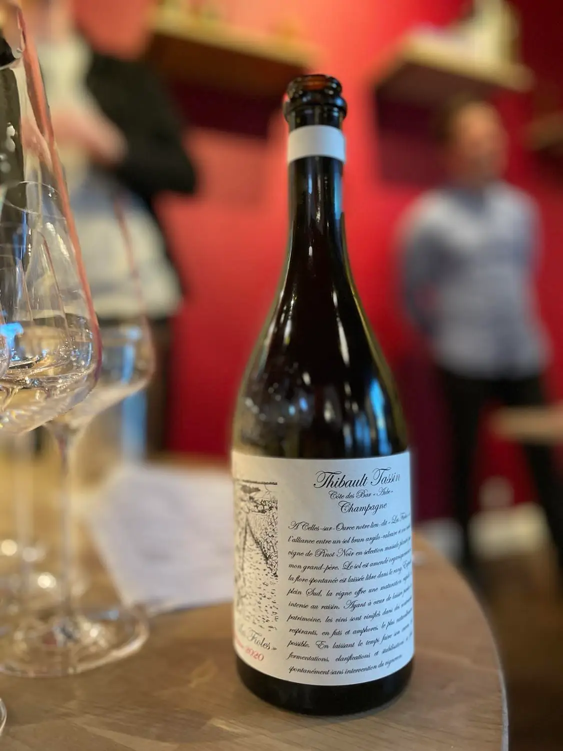 Til stående taffel hos Growerchampagne