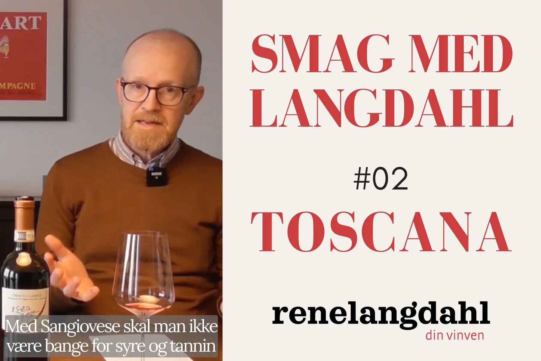 SMAG MED LANGDAHL #2: TOSCANA inkl. udvalgte vine