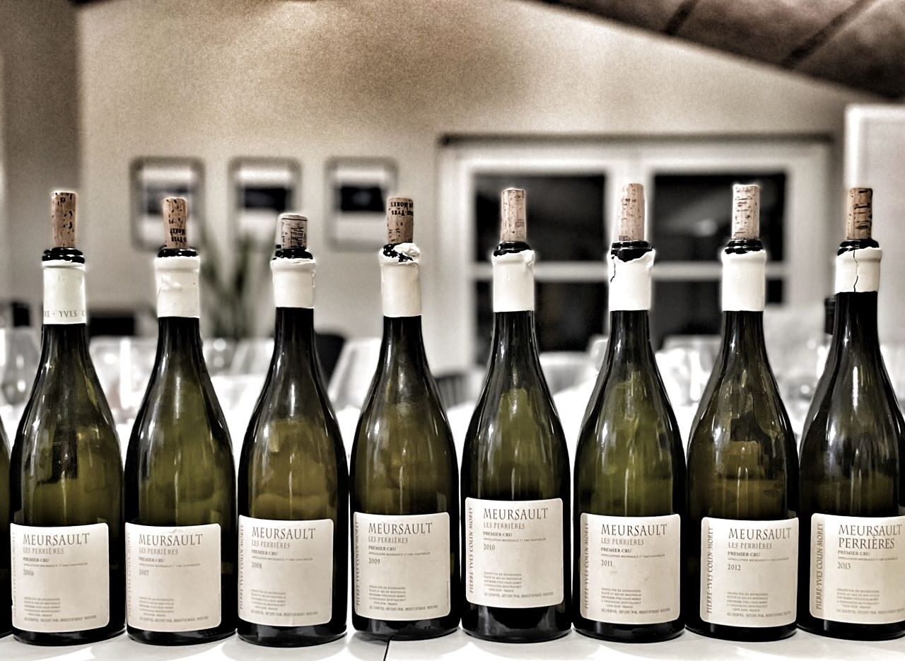Pierre-Yves Colin-Moreys Meursault Perrières i 12 årgange!